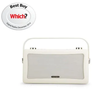 View Quest Hepburn Bluetooth Audio System mit DAB+ / UKW Radio, creme Bild 1