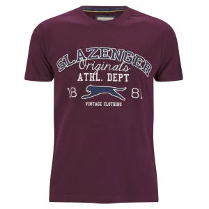 Slazenger Men's Waddle T-Shirt - Damson - S - Zwetschge Bild 1