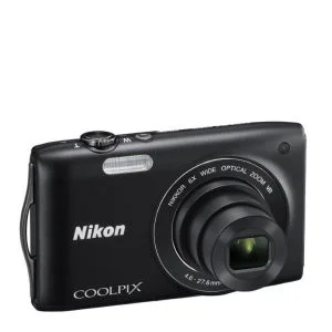 Nikon Coolpix S3300 Compact Digital Camera - Black (16MP, 6x Optical Zoom, 2.7 Inch LCD) - Grade A Refurb Bild 1
