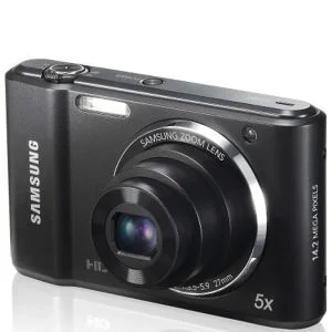 Samsung ES91 Compact Digital Camera (14MP, 5x Optical, 2.7 Inch LCD) - Black Bild 1