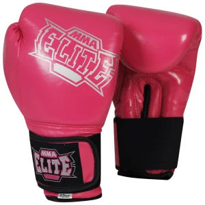 MMA Elite Herren Sparring Handschuhe - Pink - 12oz - Rosa Bild 1