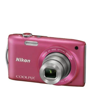 Nikon Coolpix S3300 Kompact Digitalkamera - Pink (16MP, 6x Optischer Zoom, 2,7 Zoll LCD) - Grad A Refurb Bild 1