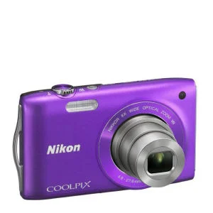 Nikon Coolpix S3300 Digital Kamera - Lila (16MP, 6x Optischer Zoom, 2.7 Zoll LCD) - Grad A Refurb. Bild 1