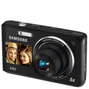Samsung DV101 Digital Camera (16MP, 5x Optical, 2.7-Inch LCD) - Black Bild 1