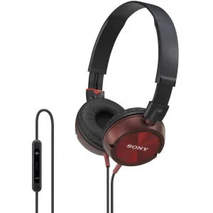 Sony DR-ZX301IP Headphones - Red Bild 1