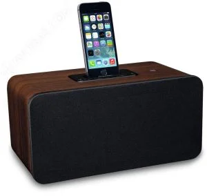 Pioneer Bluetooth Speaker with NFC and Lightning Dock - Dark Wood Bild 1