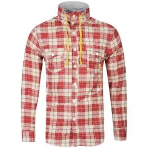 Soul Star Men's Ronnie Flannel Shirt - Red - S - Rot Bild 1