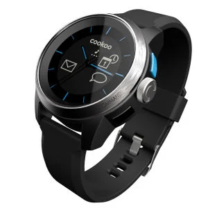 Cookoo Smartwatch - Black on Silver Bild 1