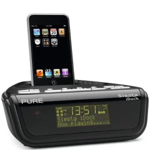 Pure Siesta iDock DAB Clock Radio - Black Bild 1