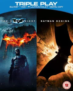 Batman Begins / The Dark Knight - Triple Play (Blu-Ray, DVD and UltraViolet Copy) Bild 1