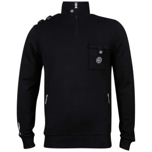 Carter Men's Mancer Knitted Jumper - Black - S - Schwarz Bild 1