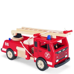 Pintoy Wooden Fire Engine Bild 1