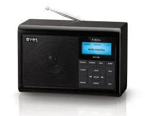 Aves Neon DAB Radio - High Gloss Black Bild 1
