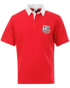 Cotton Traders Men's Rugby Lions Classic Jersey Polo - S - Rot Bild 1