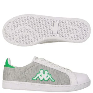 Kappa Men's Moray Trainer - White/Grey/Green - 7 - White/Grey/Green Bild 1