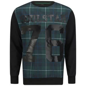 Soul Star Men's Kippling Number Sweatshirt - Green - S - Grün Bild 1