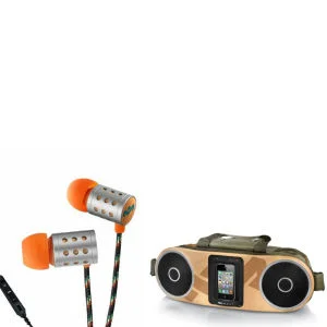 The House of Marley Bag of Rhythm Portable Audio System & Midnight Ravers Earphones with Mic - Sun Bild 1