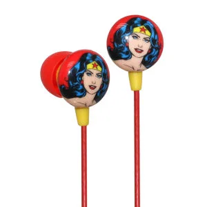 iHip DC Comics Wonder Woman Printed Earphones Bild 1
