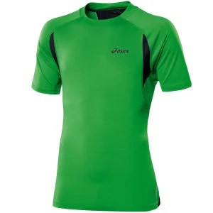 Asics Herren Race Kurzarm T-Shirt - Grün - S - Power Green Bild 1