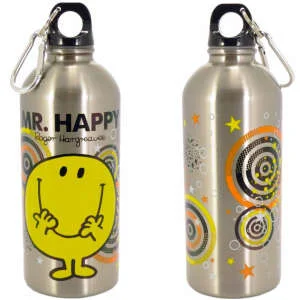 Mr Happy Wasserflasche - Edelstahl Bild 1