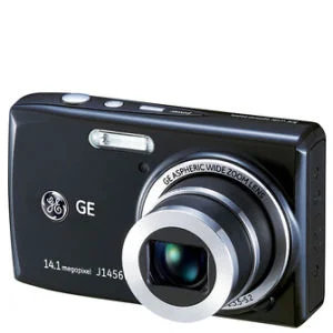 GE J1456W Digital Camera - Black (14MP, 5 x Optical, 2.7 Inch LCD) Bild 1
