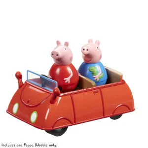 Peppa Pig Weebles Schiebe-Wackelfahrzeug Bild 1