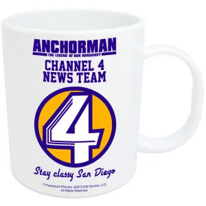 Anchorman Channel 4 News Teetasse Bild 1