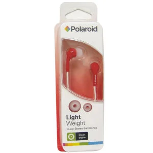 Polaroid Earphones - Red (PEP14RED) Bild 1