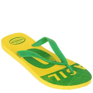 Havaianas Unisex Team Brazil Flip Flops - Yellow - 1/2 - Gelb Bild 1