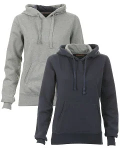 Brave Soul Women's 2-Pack of Hoodies - Grey/Navy - S - Grey/Navy Bild 1