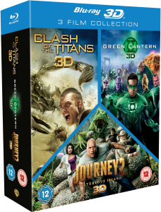 3D Triple Pack: Clash of the Titans / Journey 2 / Green Lantern Bild 1