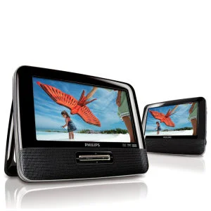 Philips PD7022/05 7 Inch Dual Screen DVD Player Bild 1