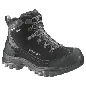 Merrell Men's Norsehund Omega Mid Water Proof Hiking Boots - Black/Grey - UK 7 - Schwarz/Grau Bild 1