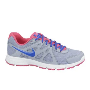 Nike Herren Revolution 2 Laufschuhe - grau/blau/pink - 4 - Grey/Blue/Pink Bild 1