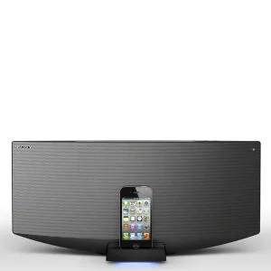 Sony All-In-One Bluetooth Audio System with Dock for iPhone, iPod and iPad - Silver Bild 1