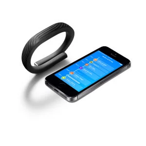 UP24 By Jawbone Sleep and Activity Tracking/Health and Fitness Wristband - Onyx - S - Schwarz Bild 1