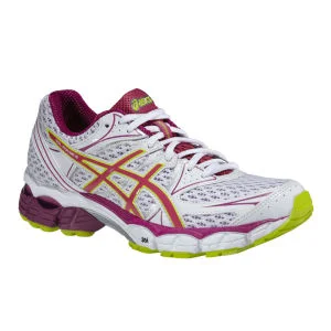 Asics Damen Gel-Pulse 6 Trainingsschuhe - weiß/himbeer/limone - 4 - White/Pink/Green Bild 1