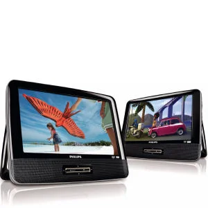 Philips PD9016/05 9-Inch Dual Screen DVD Player Bild 1