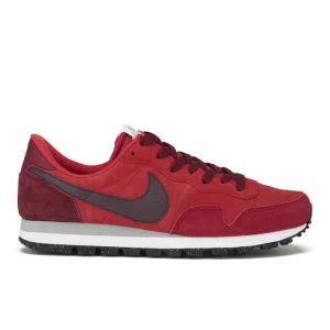 Nike Men's Air Pegasus '83 Trainers - Leather Red Clay/White - UK 7 - Rot Bild 1
