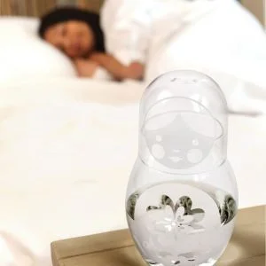 Babuschka Glaskaraffe für die Nacht Bild 1