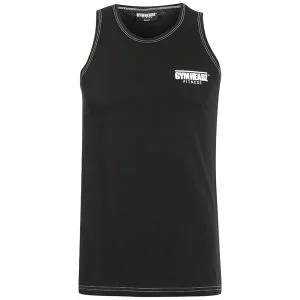 Gymheadz Herren Schwarz Fitness Tank Top - S - Schwarz Bild 1
