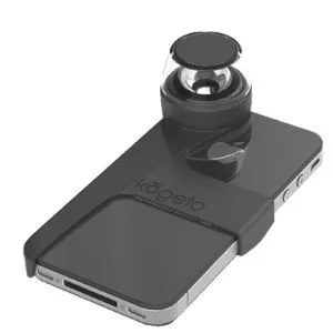 Kogeto Dot 360 Degrees Panoramic Video Camera Lens for iPhone 4 & 4S - Black - Grade A Refurb Bild 1