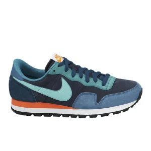 Nike Herren Leder Air Pegasus 83 Schuhe - marineblau/blau/orange - 7 - Marineblau Bild 1