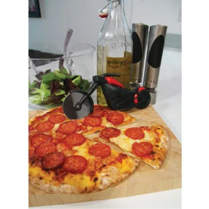 Pizza Chopper Motorrad Pizzaschneider Bild 1