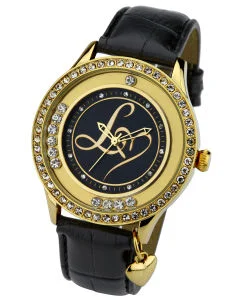 Lipsy London Diamonte Logo Croc Strap Watch Bild 1