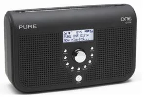 Pure Outlet ONE Elite DAB Radio, Black - Manufacturer Refurbished Bild 1