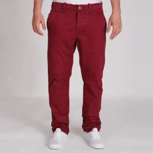 Jack & Jones Men's Vintage Stan Alan Chino Trousers - Burgundy - 30/30 - Bordeauxrot Bild 1