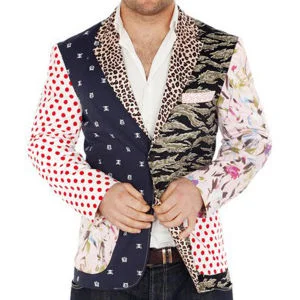 Foul Fashion Herrenblazer - Multi - M - Bunt Bild 1