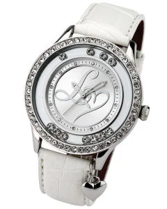 Lipsy London Diamante Logo Croc Strap Watch Bild 1