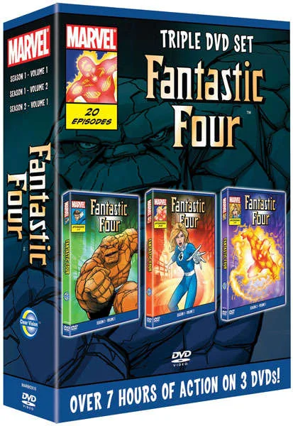 Fantastic Four: Triple DVD Set - Season 1 Volume 1, Season 1 Volume 2 and Season 2 Volume 1 Bild 1
